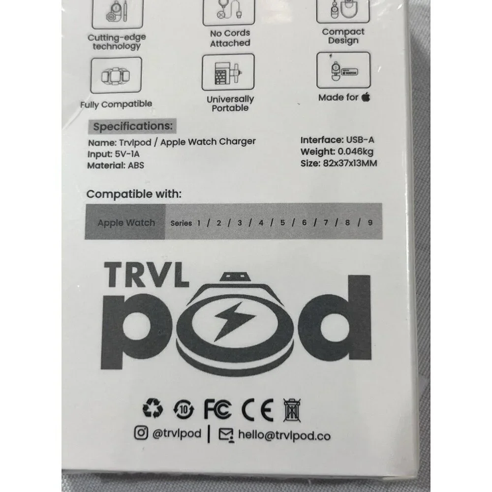 Trvlpod Apple Watch Charger